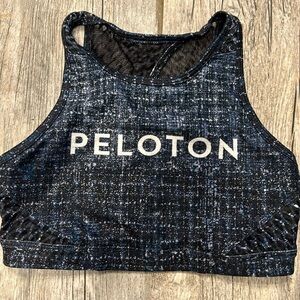 Peloton women’s sports bra blue black XS